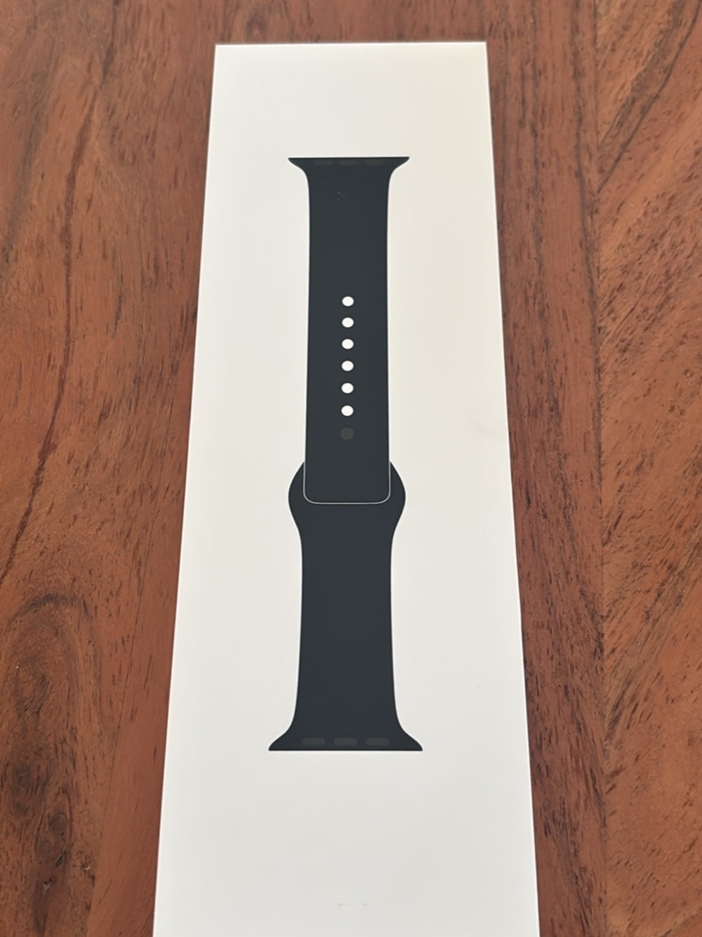 Unopened Apple Watch Black Silicone Smartwatch Band - Classic Sport Style